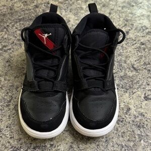 Kids Black and Red Sneakers